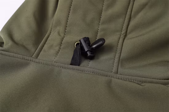 Cappotto outwear con cappuccio giacca softshell tattica da esterno in pile da uomo di nuova moda OEM